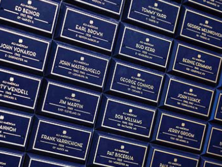 Donor nameplate