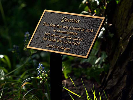 Donor nameplate